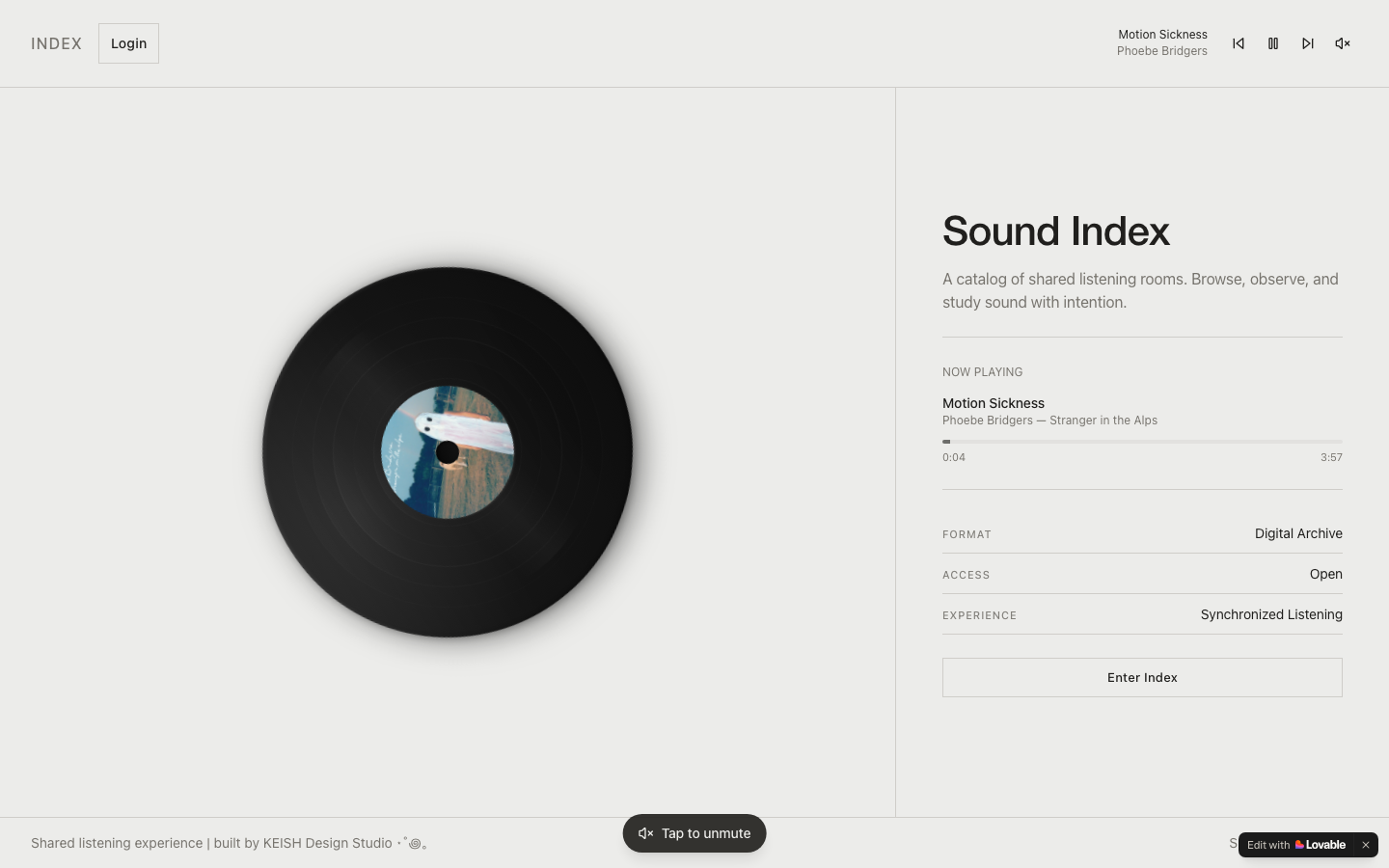 Sound Index